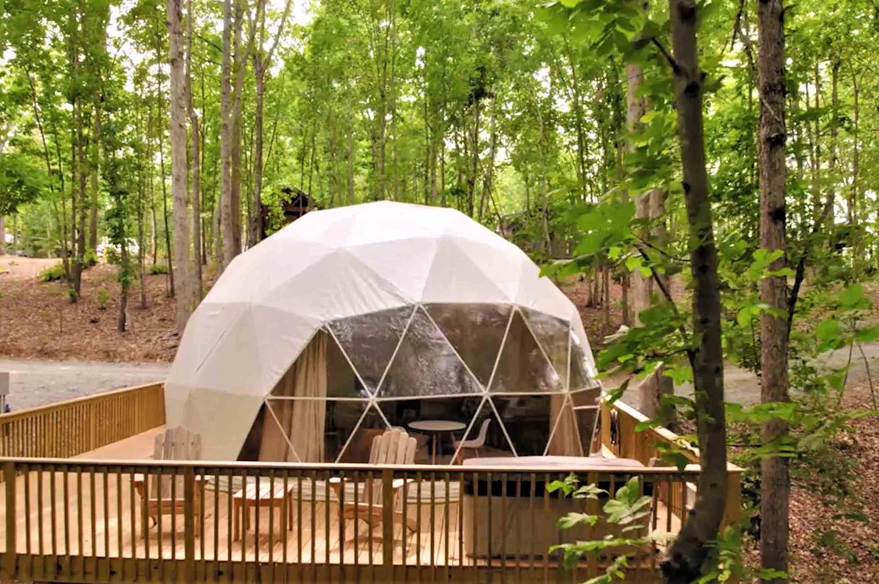 Unique glamping sites in North America