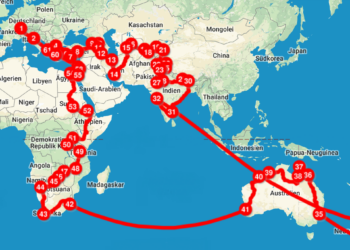 how to plan a round the world trip